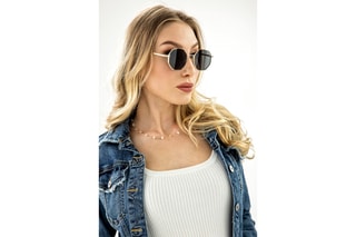 Zonnebril Dames - Goudkleurig