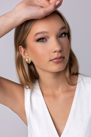 Oorbellen  - Doublé Geelgoud Emily Westwood