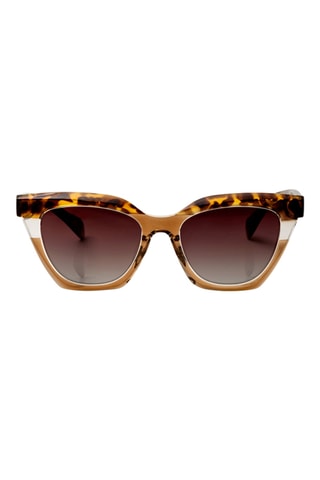 Gepolariseerde Zonnebril Dames Categorie 3 - Emily Westwood - Zwart, geel en bruin