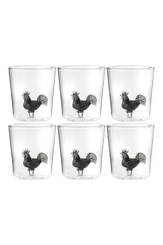 6 vasos de vidrio de borosilicato - 30 cl