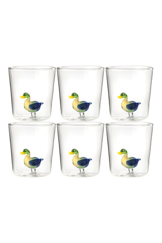 6 vasos de vidrio de borosilicato - 30 cl
