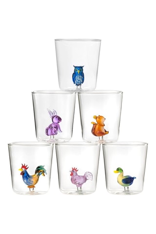 6 vasos de vidrio de borosilicato - 30 cl