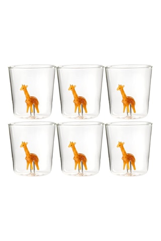 6 vasos de vidrio de borosilicato - 30 cl