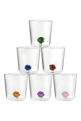 6 vasos de vidrio de borosilicato - 30 cl