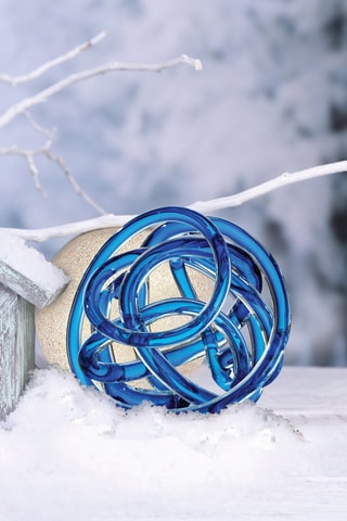 Lámpara de sobremesa Il nodo dell'amore - Azul eléctrico