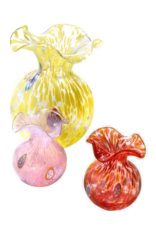 Jarrón Murrine - 25 cm - Transparente