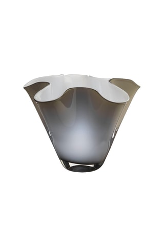 Jarrón iluminado - 26 x 26 x 28 cm - Gris