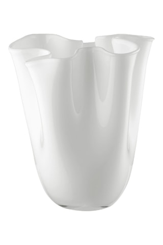 Jarrón - 31 cm - Blanco