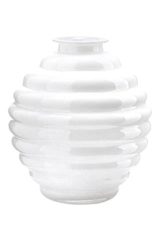 Jarrón - 25 cm - Blanco