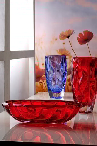 Jarrón - 30 cm - Rojo