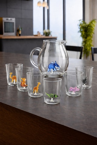 6 vasos de vidrio de borosilicato Savana Family - 30 cl
