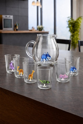 6 vasos de vidrio de borosilicato Savana Family - 30 cl