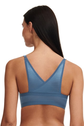 Sujetador deportivo con relleno Softstret - Azul marino - Chantelle