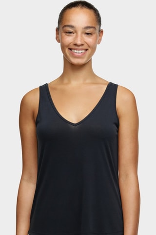 Camiseta de tirantes de pijama - Negro - Femilet
