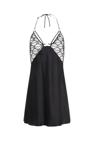 Picardías de seda Xpression - Negro