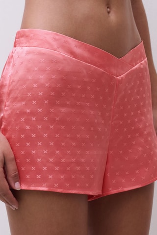 Short de pijama de seda Xtravagan - Coral