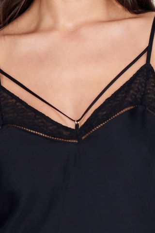 Top de pijama Monogram - Negro