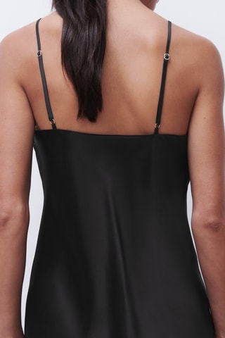 Picardías de seda Cabaret - Negro