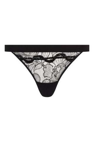 Tanga Xtravagan - Negro - Chantelle X