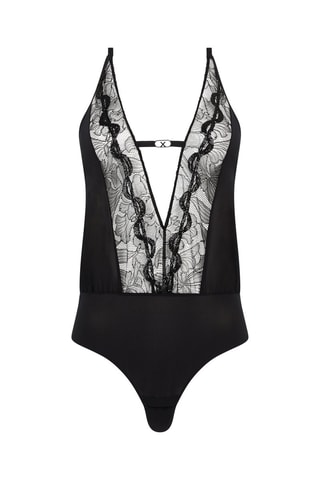Body Xtravagan - Negro - Chantelle X