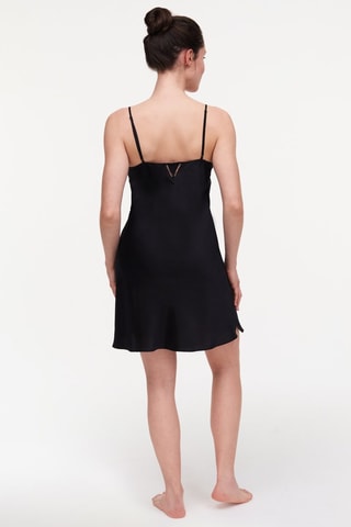 Picardías de seda - Negro - Chantelle