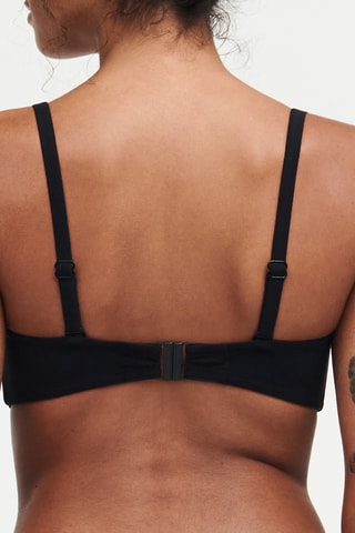 Sujetador de bikini Glow - Negro