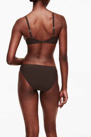 Braga de bikini Texture - Marrón