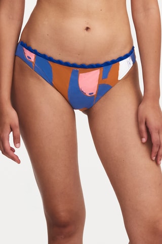 Braga de bikini Tribe - Celeste y marrón