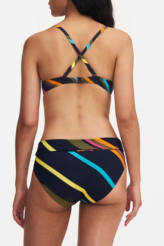 Braga de bikini de talle alto Identity - Azul marino