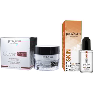 Duo anti-âge - Sérum à la vitamine C & crème de jour au caviar - Visage