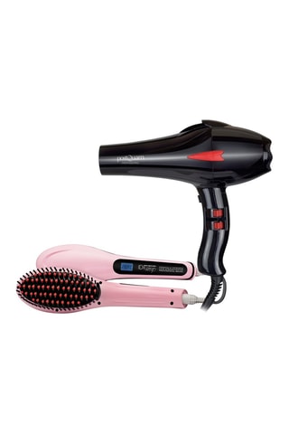 Sèche-cheveux Ionic Revolution et brosse lissante