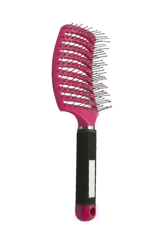 Brosse à cheveux squelette - Rose