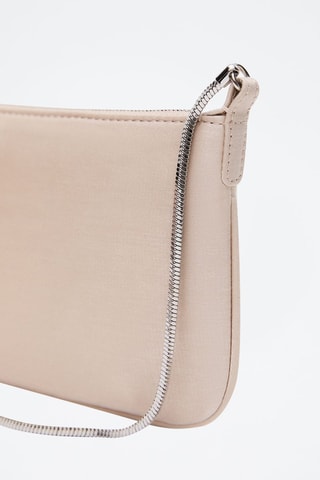 Sac chaîne finition brillante - Beige