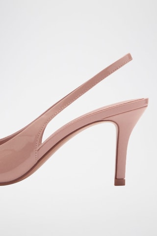 Chaussures talon bijoux - Nude