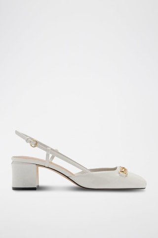 Chaussures talon maillons - Blanc