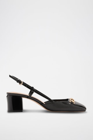 Chaussures talon maillons - Noir