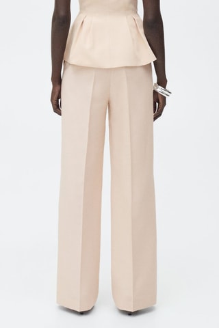 Pantalon droit costume - Nude