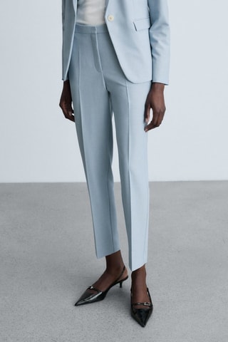 Pantalon droit costume - Bleu clair