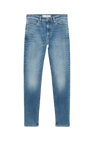 Jean skinny taille normale - Bleu