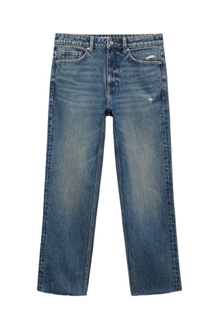 Jean Blanca droit crop - Bleu marine