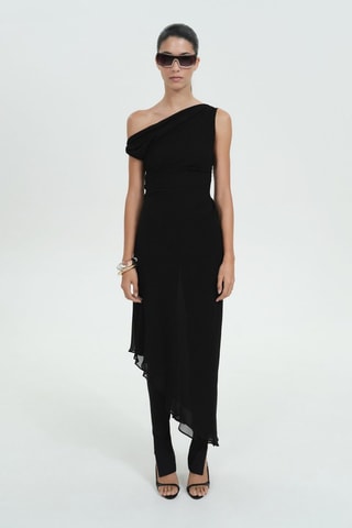 Robe asymétrique - Noir