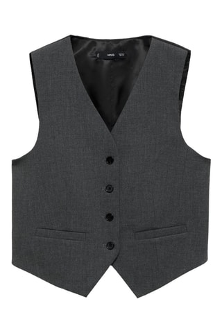 Gilet costume ceinture réglable - Gris