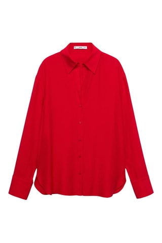 Chemise fluide Lyocell - Rouge