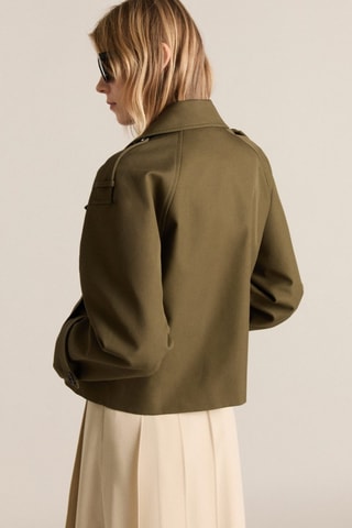 Trench court double boutonnage - Kaki