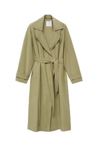 Trench soft ceinture - Kaki