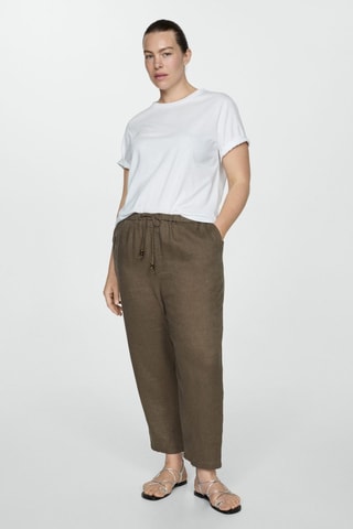 T-shirt coton manches courtes - Blanc