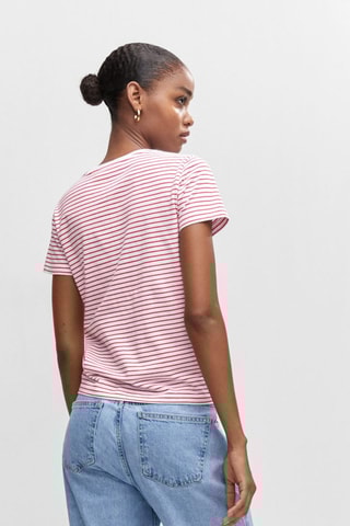 T-shirt logo en coton - Rouge