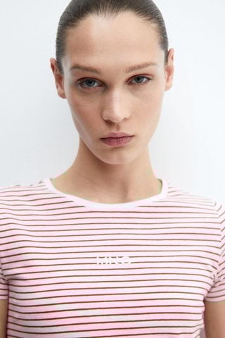 T-shirt logo en coton - Rouge