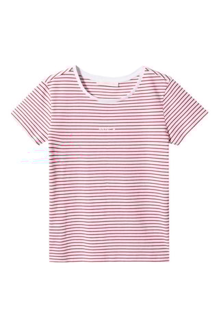 T-shirt logo en coton - Rouge