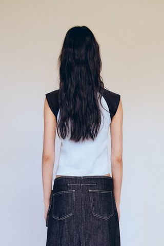 T-shirt coton imprimé - Bleu